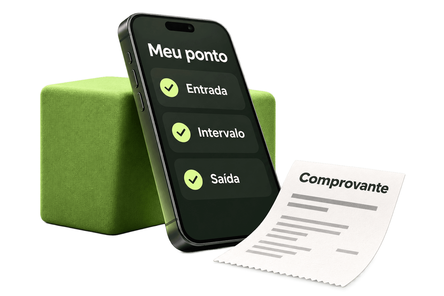 Meu ponto no celular: entrada, intervalo, saída e comprovante